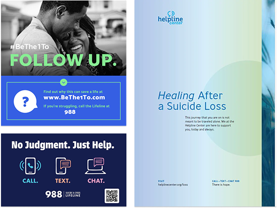 Downloadable resources for preventing and healing from a suicide loss.